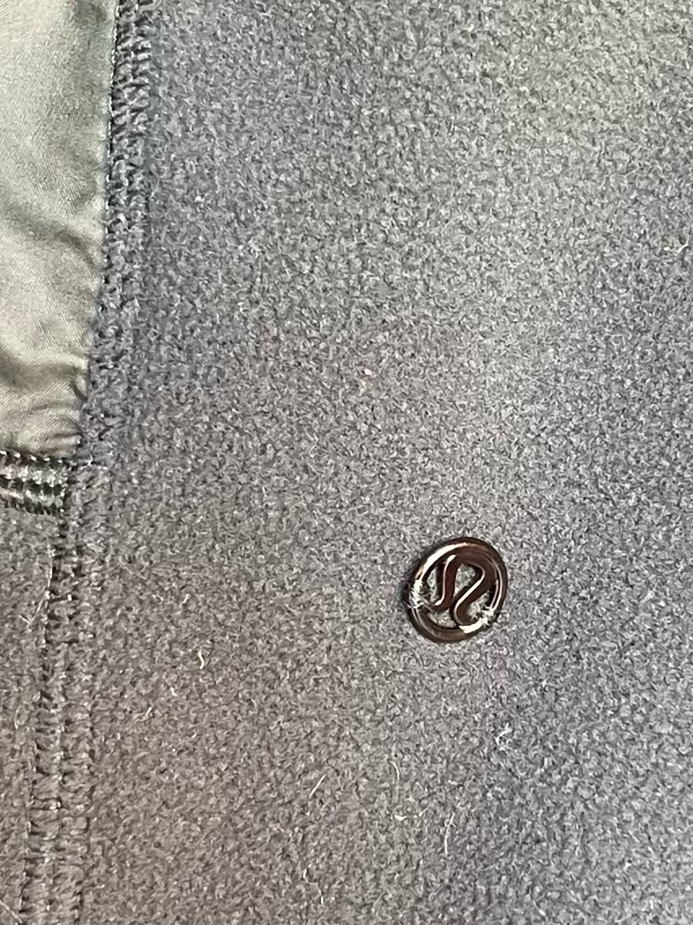 🦄 RARE Lululemon Fleecy Keen Jacket III Dark Fuel / Fuel Green Size 8 - Picture 7 of 10